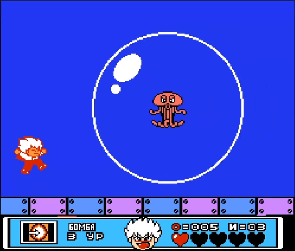 Kid Dracula - геймплей игры Dendy\NES